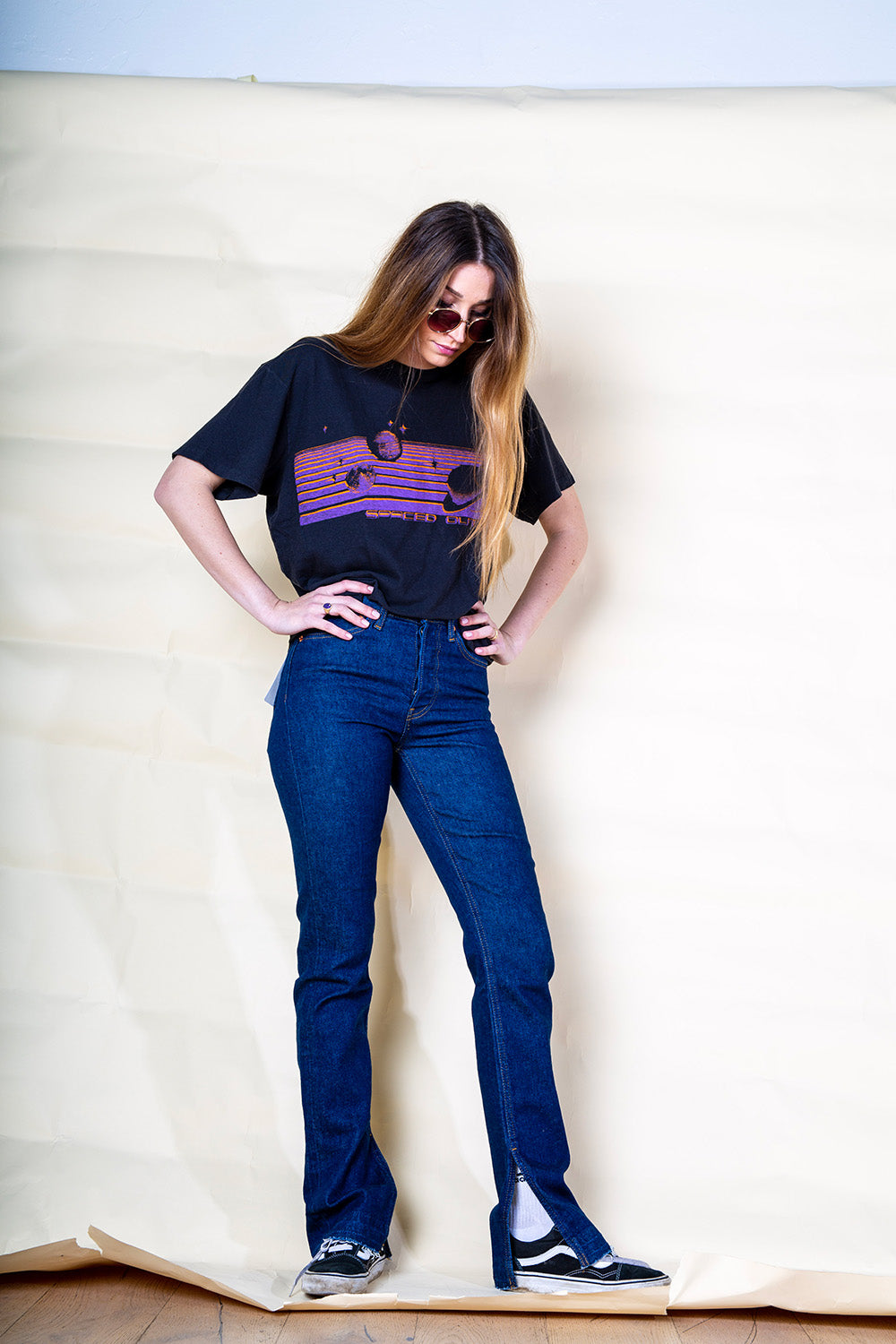 70s High Rise Skinny Boot