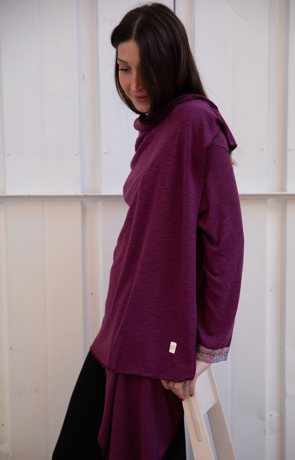 Loose long cardigan
