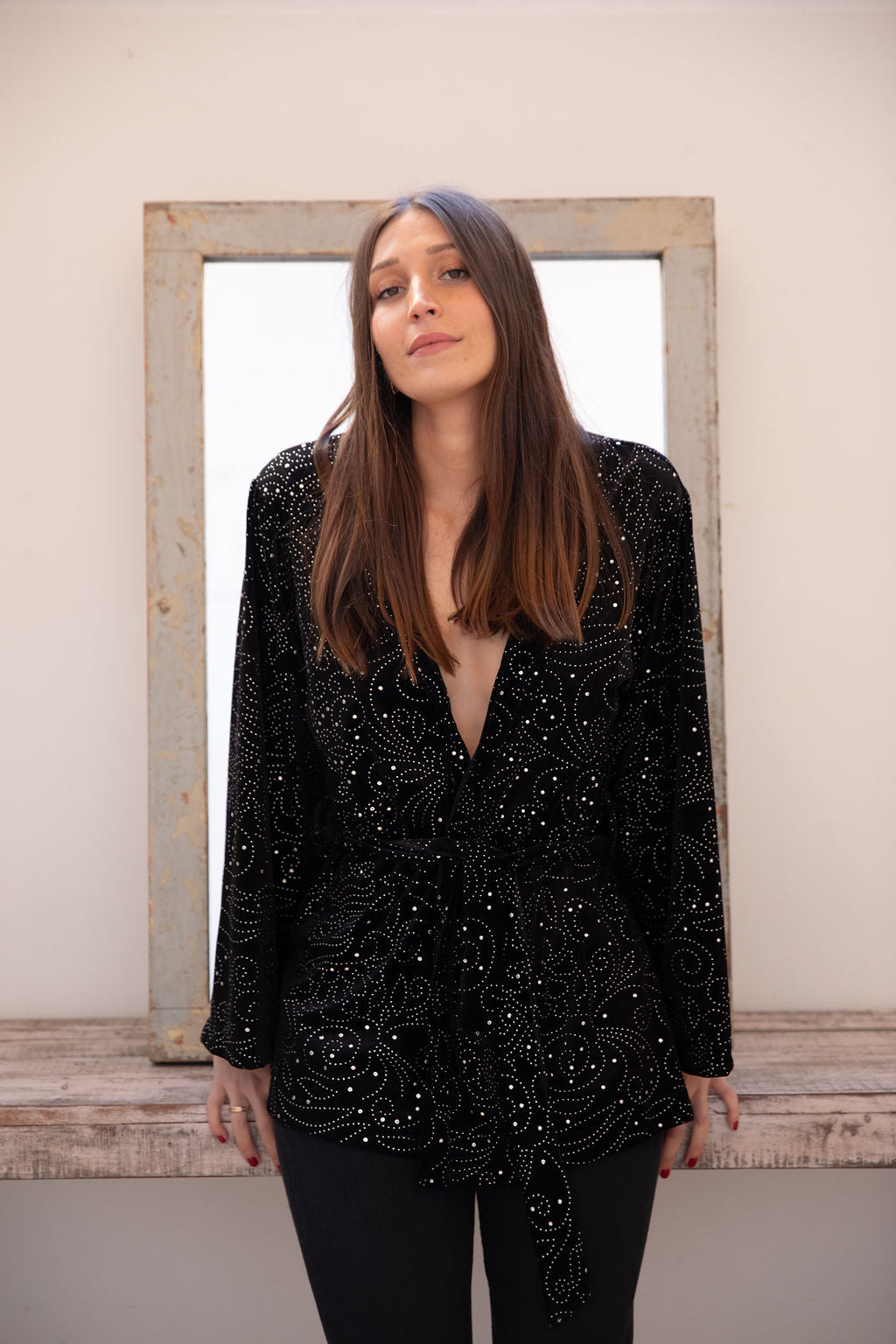 Star loose jacket