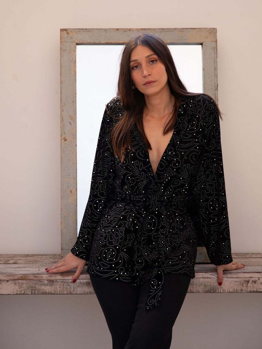 Star loose jacket