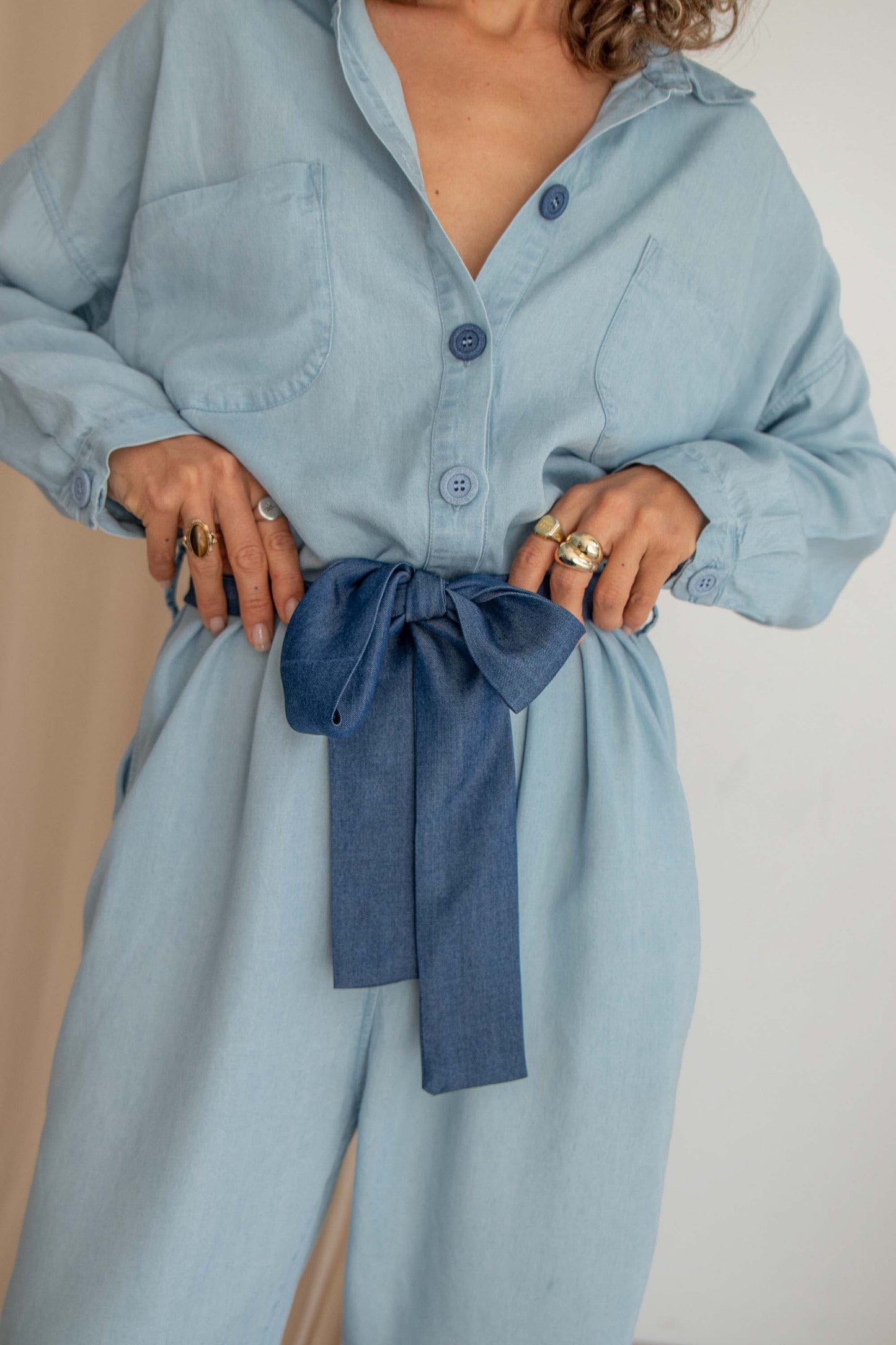 Denim jumpsuit