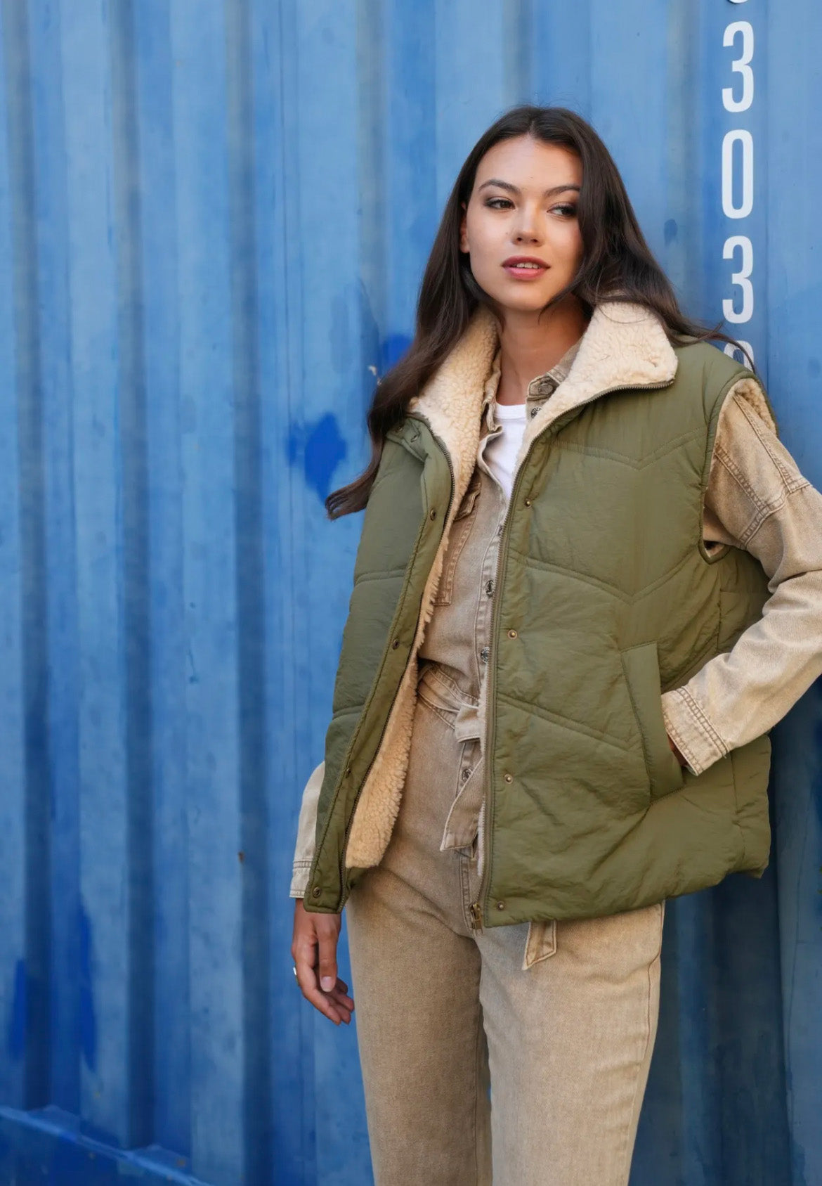 Lined vest