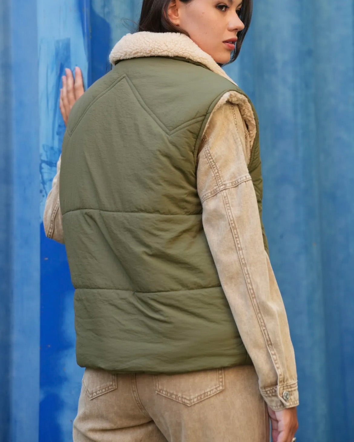 Lined vest