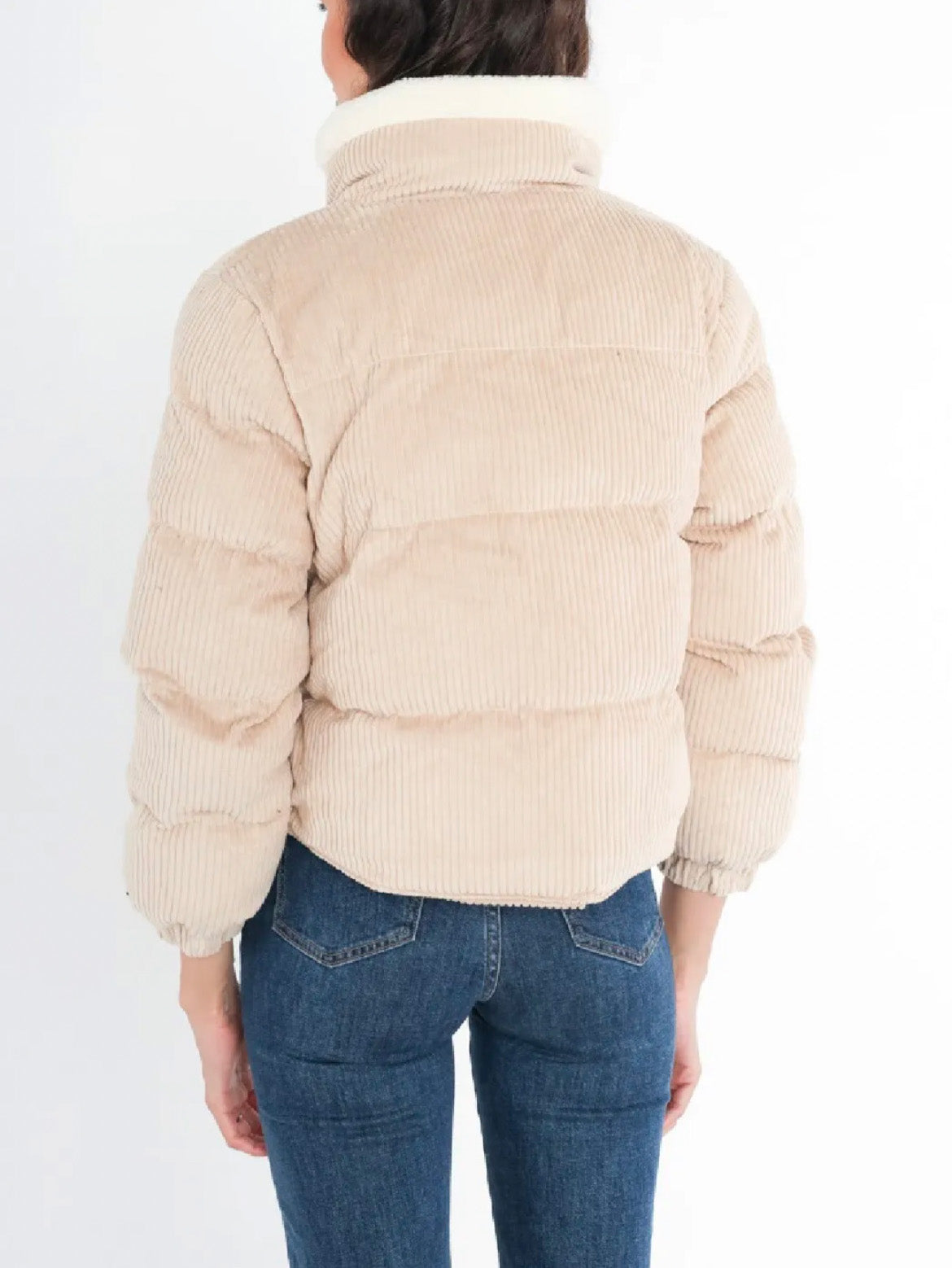 Corduroy thermal puffer