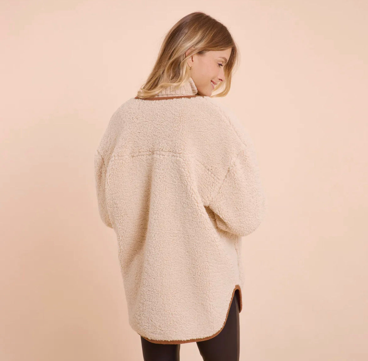 Shearling vintage style jacket