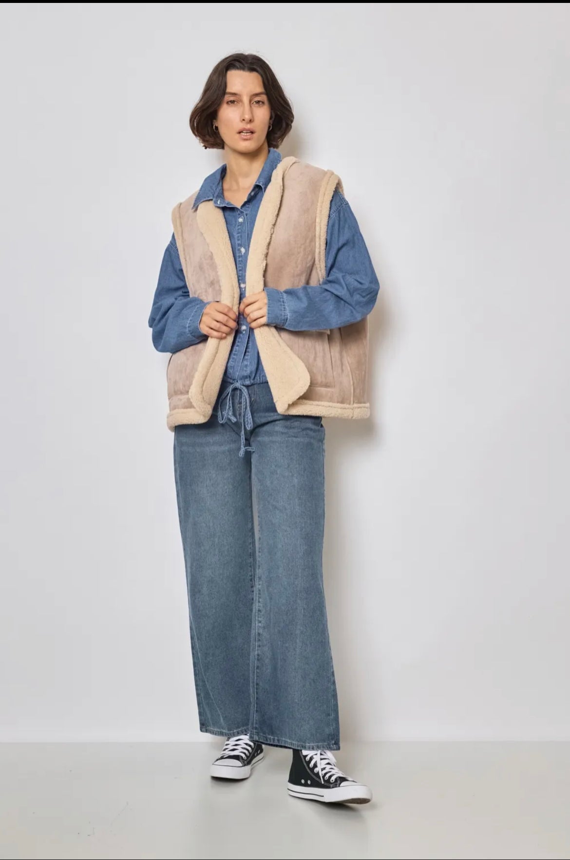 Vegan Sherling vest