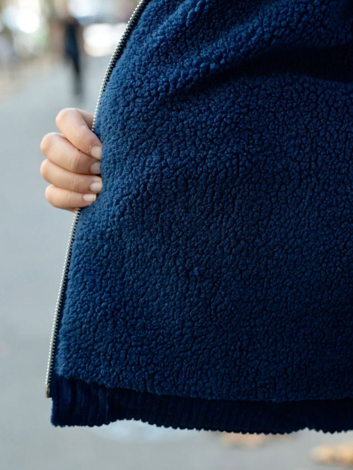 Corduroy thermal puffer