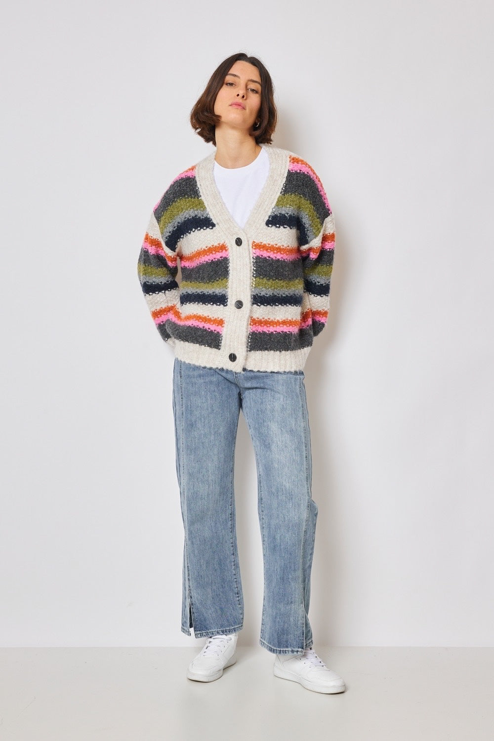 Striped Cardigan