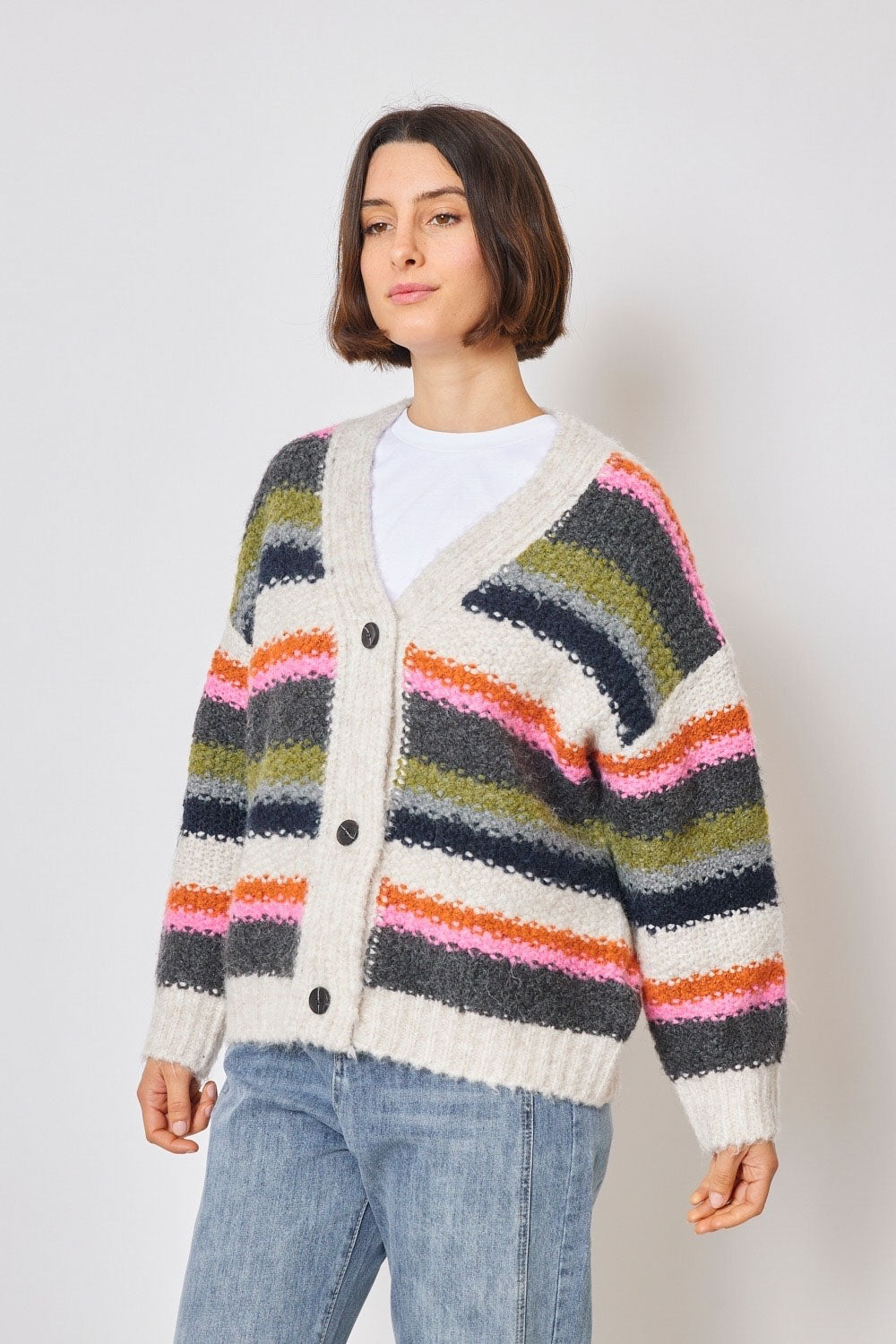 Striped Cardigan