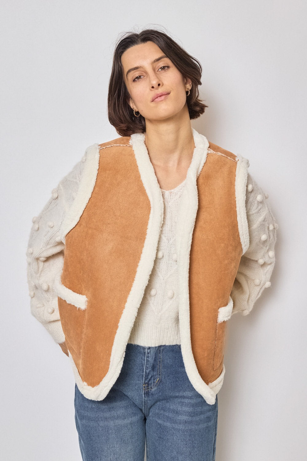 Vegan Sherling vest