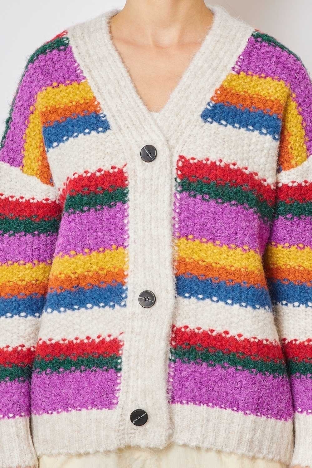 Striped Cardigan