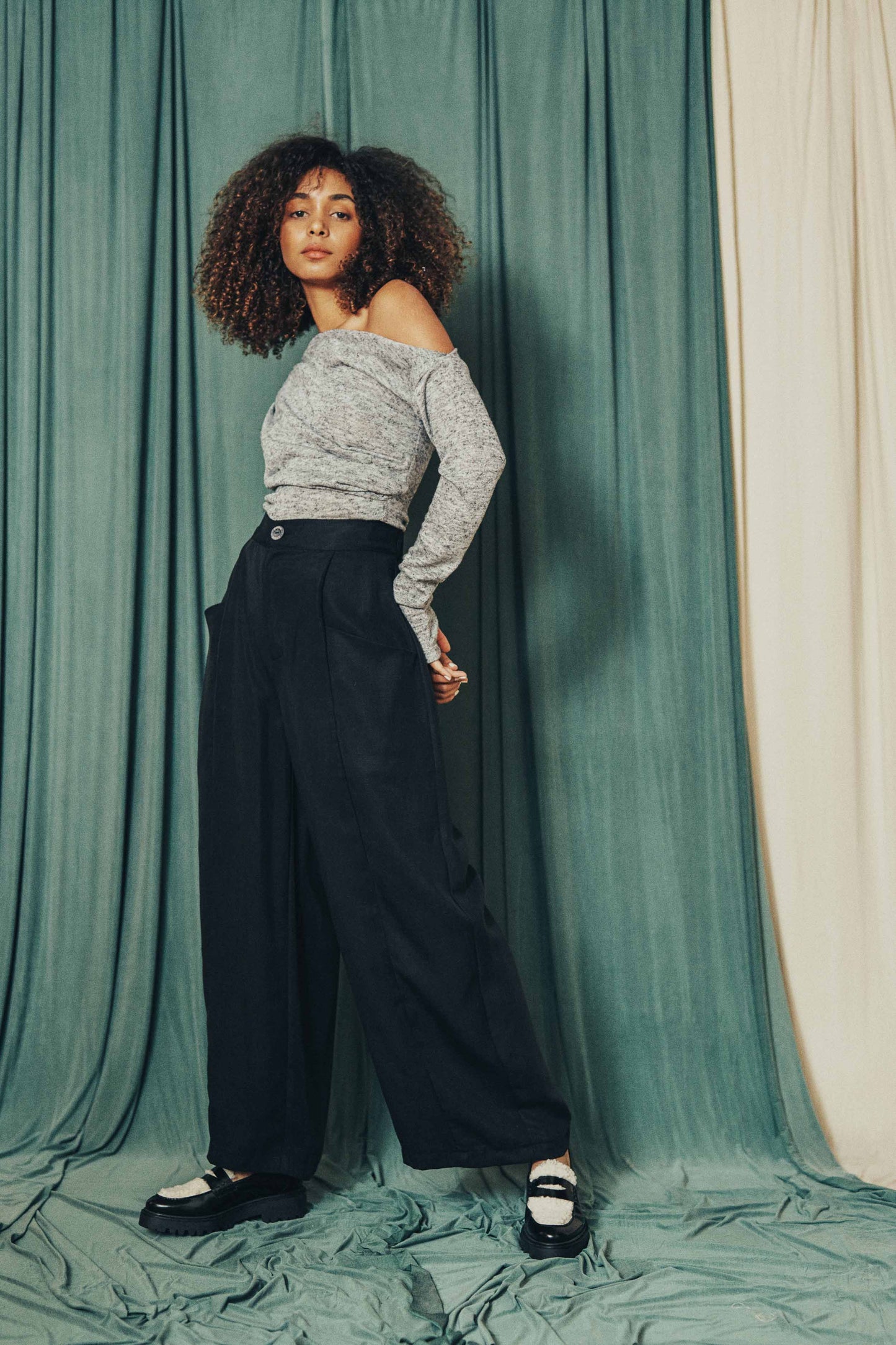 Wide trousers
