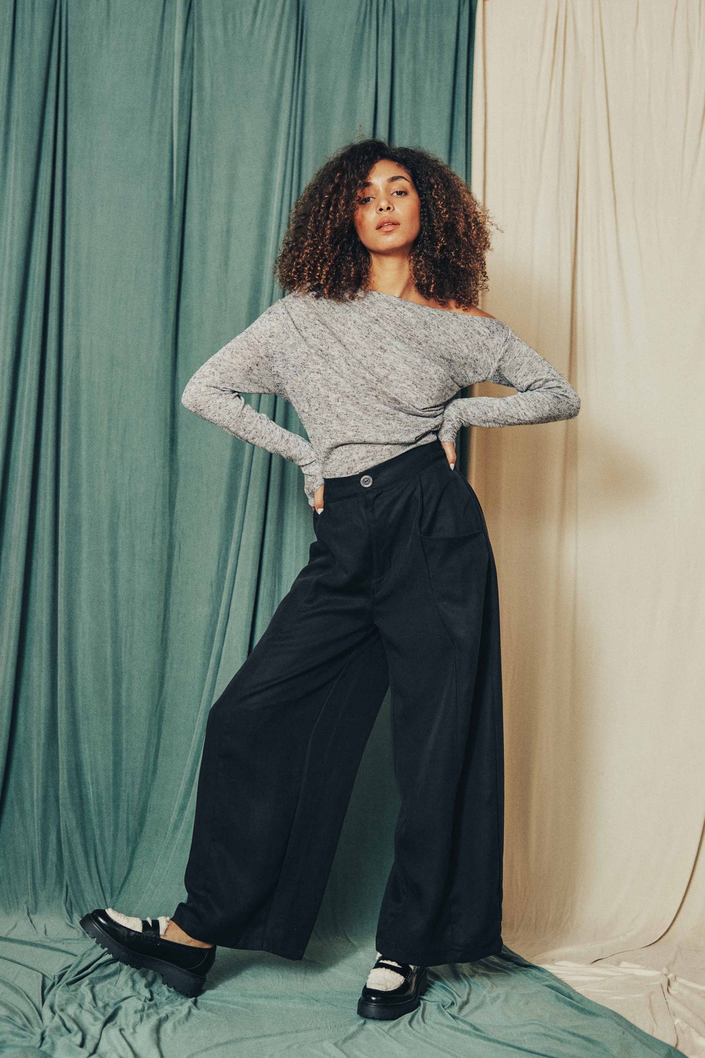 Wide trousers