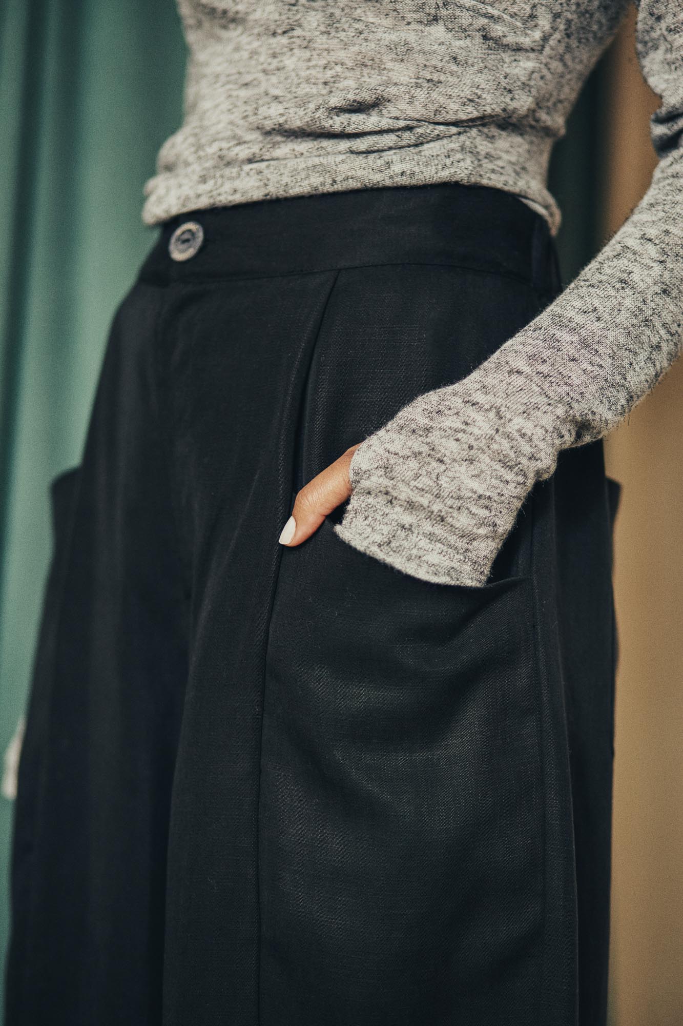 Wide trousers