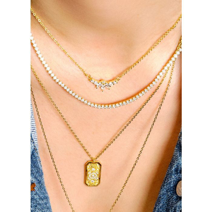 Tennis necklace